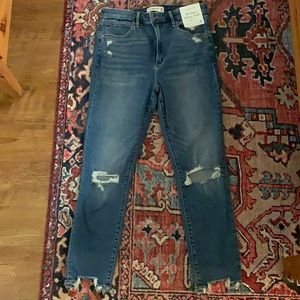 Abercrombie & Fitch skinny ankle high rise jeans